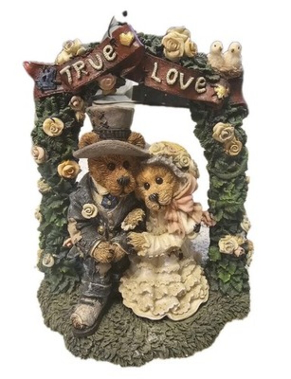 Boyds Bears TRUE LOVE Figurine Grenville Beatrice Wedding Marriage Resin #2274
